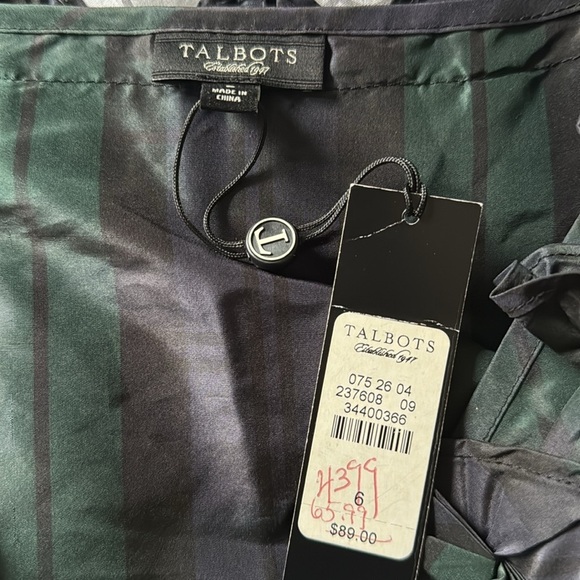TALBOTS Silk Women's Top Size 6 - Picture 3 of 7
